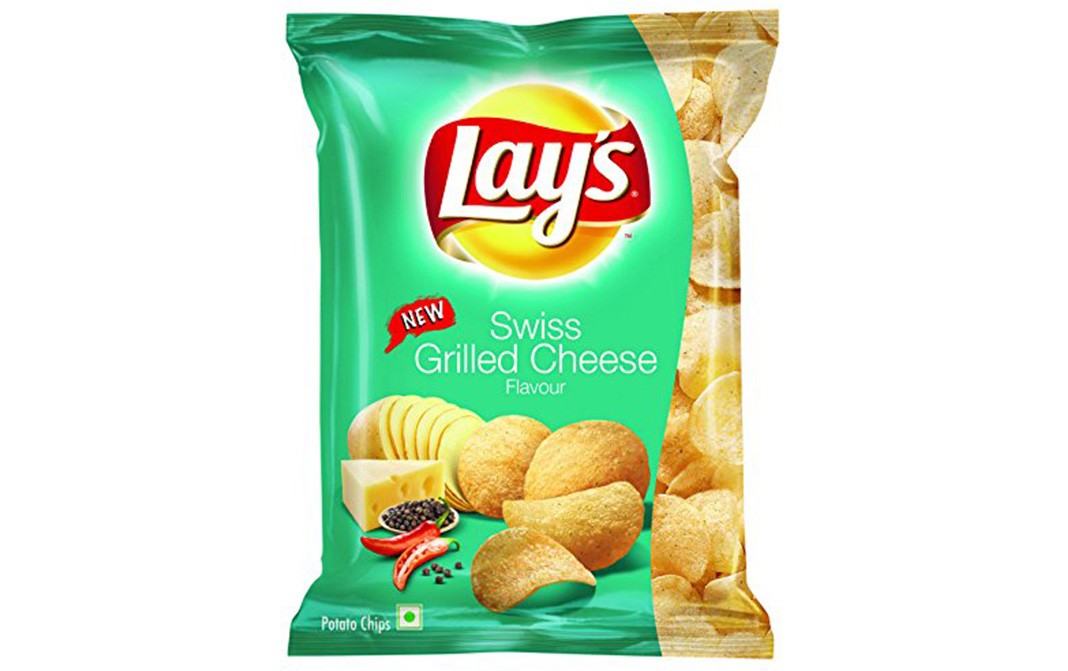 Lay's Swiss Grilled Cheese Flavour Potato Chips Pack 55 grams GoToChef